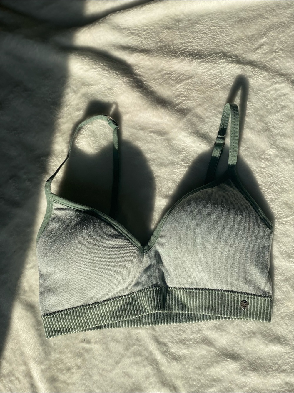 Lucky Brand Sage Green Wireless Bralette